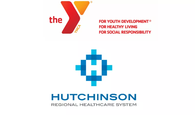 YMCA and Hutchinson Regional Healthcare System logos