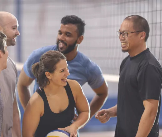Adult volleyball at the Greater Wichita YMCA